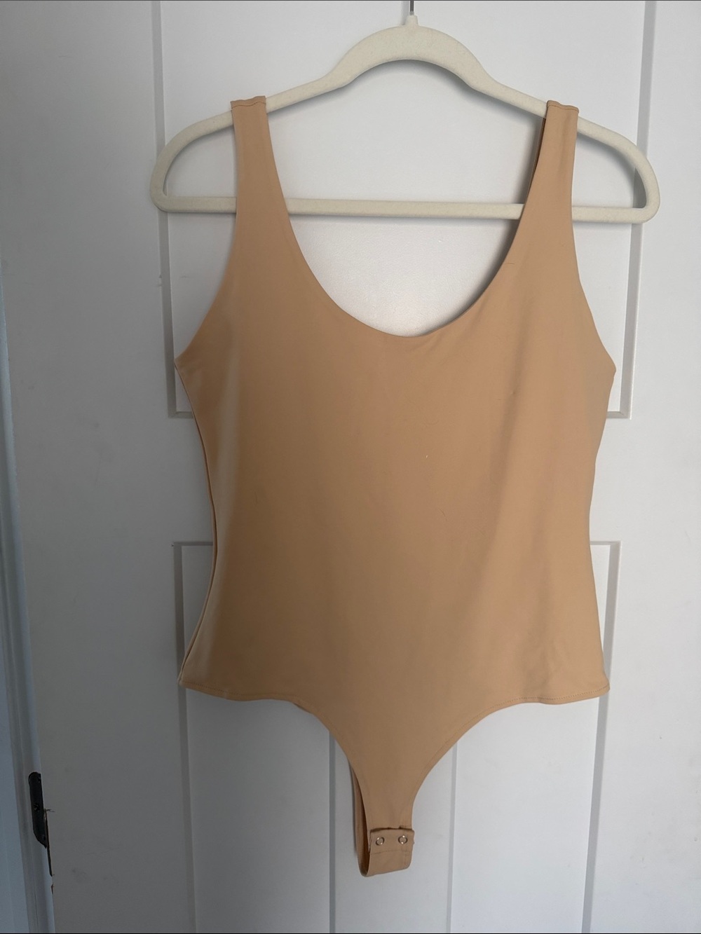 Classic Nude Scoop Neck Bodysuit